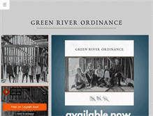 Tablet Screenshot of greenriverordinance.com